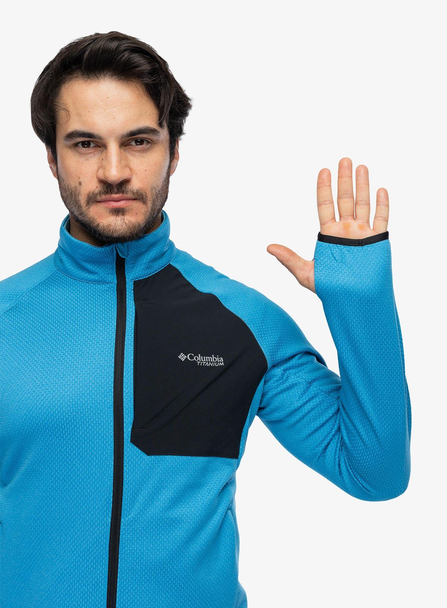 Bluza bez kaptura męska Columbia Triple Canyon Grid Fleece Full Zip II 5/7