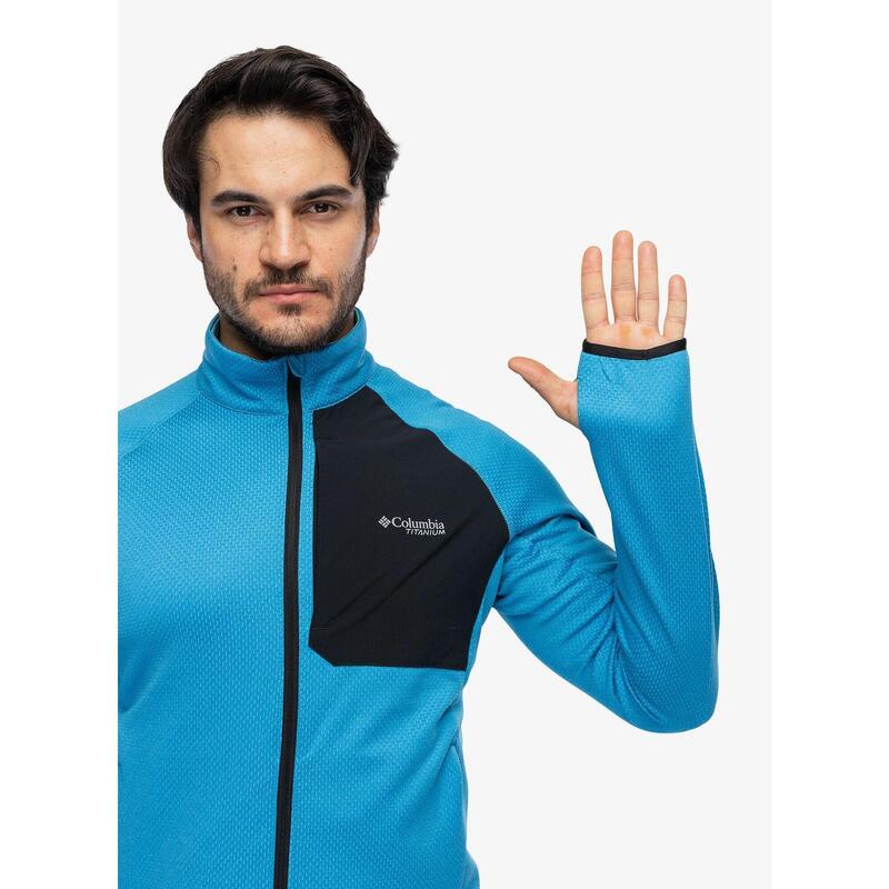 Bluza bez kaptura męska Columbia Triple Canyon Grid Fleece Full Zip II