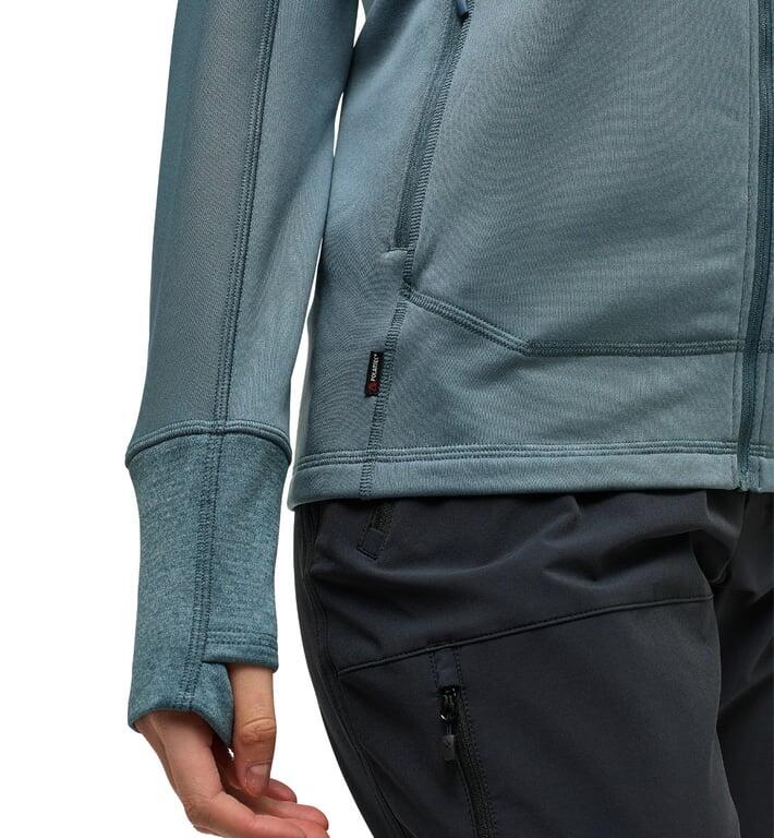 HAGLOFS Bluza damska Betula Jacket Women steel blue-M 3/7