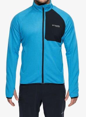 Bluza bez kaptura męska columbia triple canyon grid fleece full zip ii