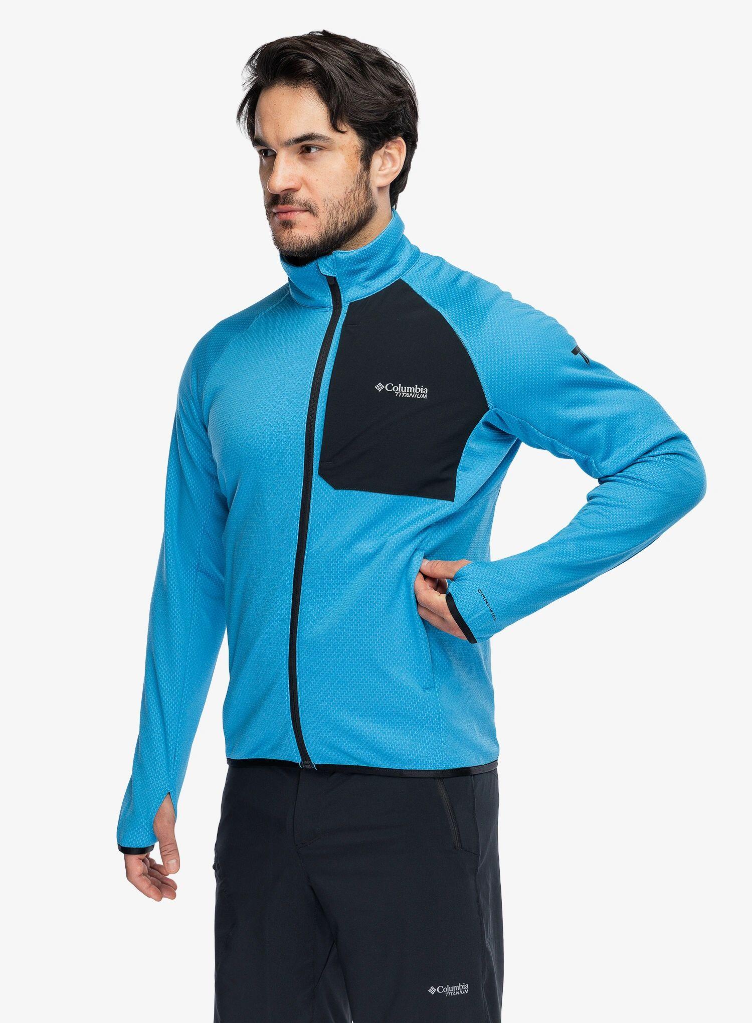 Bluza bez kaptura męska Columbia Triple Canyon Grid Fleece Full Zip II 7/7