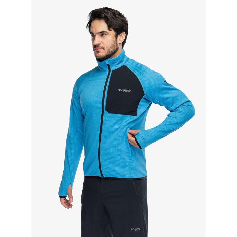 Bluza bez kaptura męska Columbia Triple Canyon Grid Fleece Full Zip II