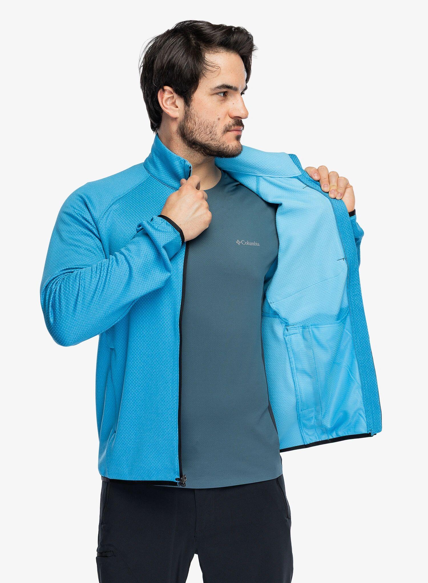 Bluza bez kaptura męska Columbia Triple Canyon Grid Fleece Full Zip II 4/7
