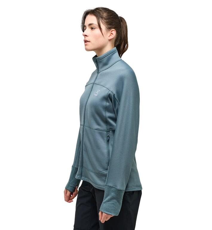 HAGLOFS Bluza damska Betula Jacket Women steel blue-M 5/7