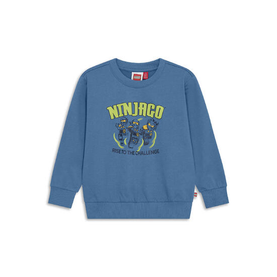 Bluza Bawełniana Chłopięca LEGO Ninjago Sian301 Niebieska
