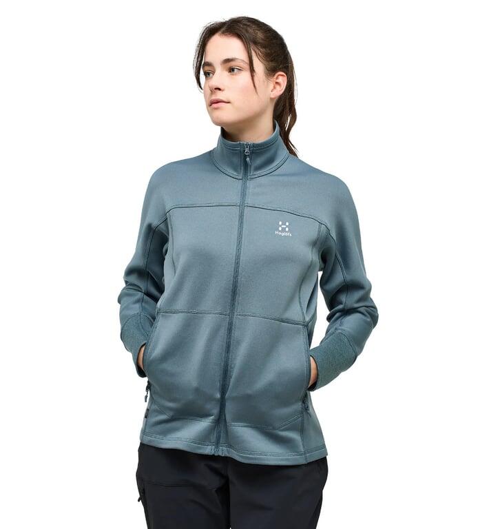 HAGLOFS Bluza damska Betula Jacket Women steel blue-M 4/7