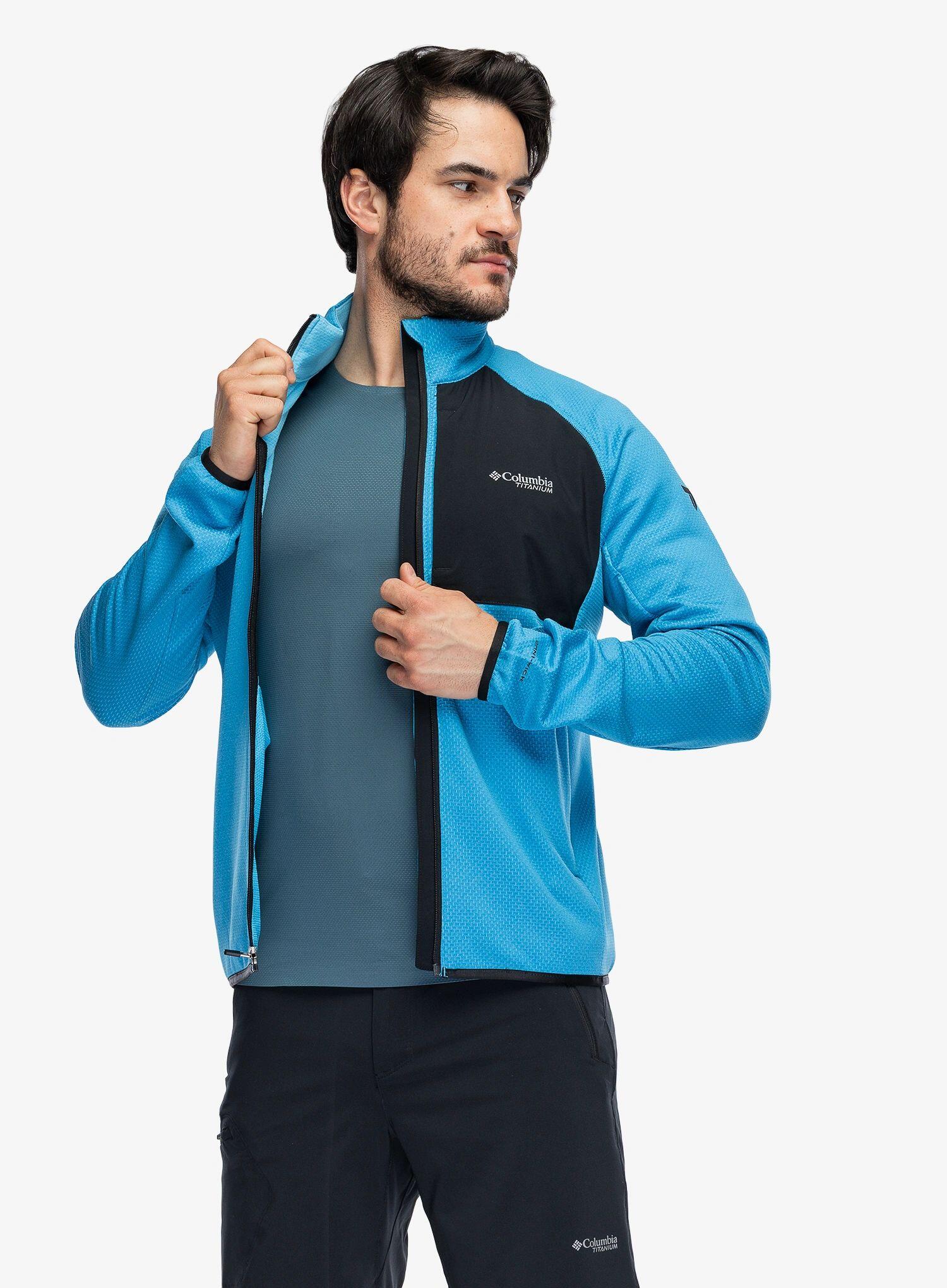 Bluza bez kaptura męska Columbia Triple Canyon Grid Fleece Full Zip II 6/7