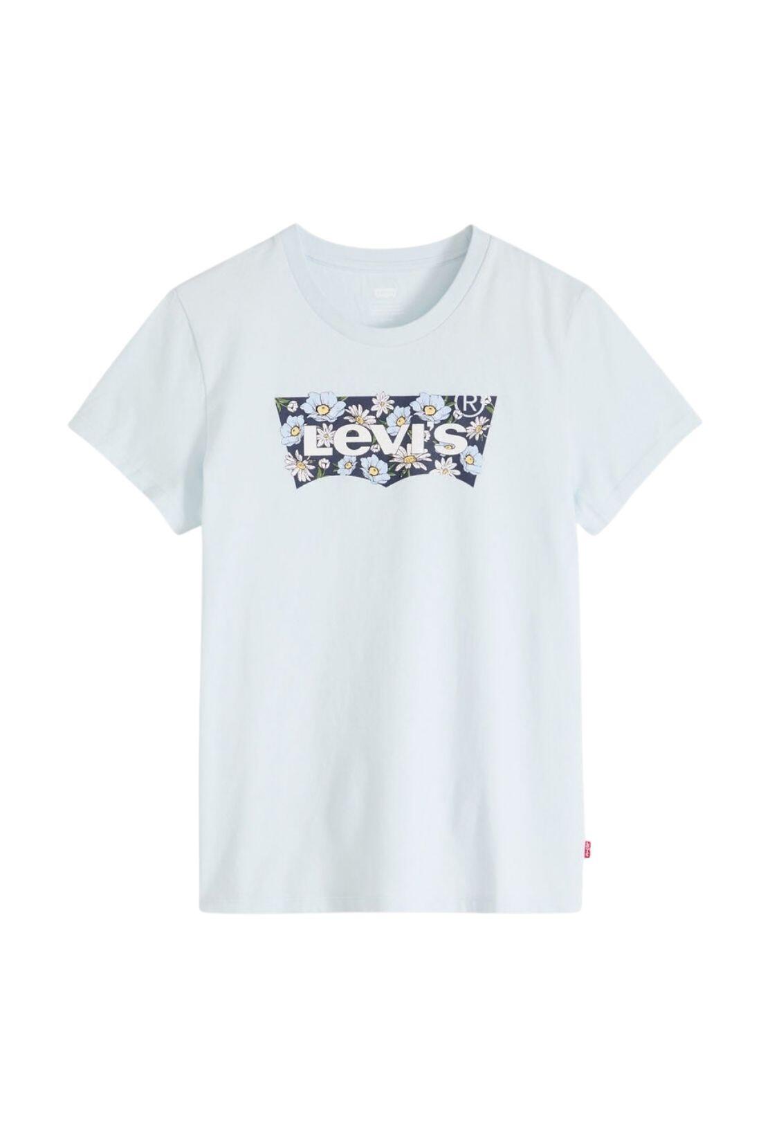 T-shirt - Mulher - The Perfect, logótipo Batwing floral 4/4