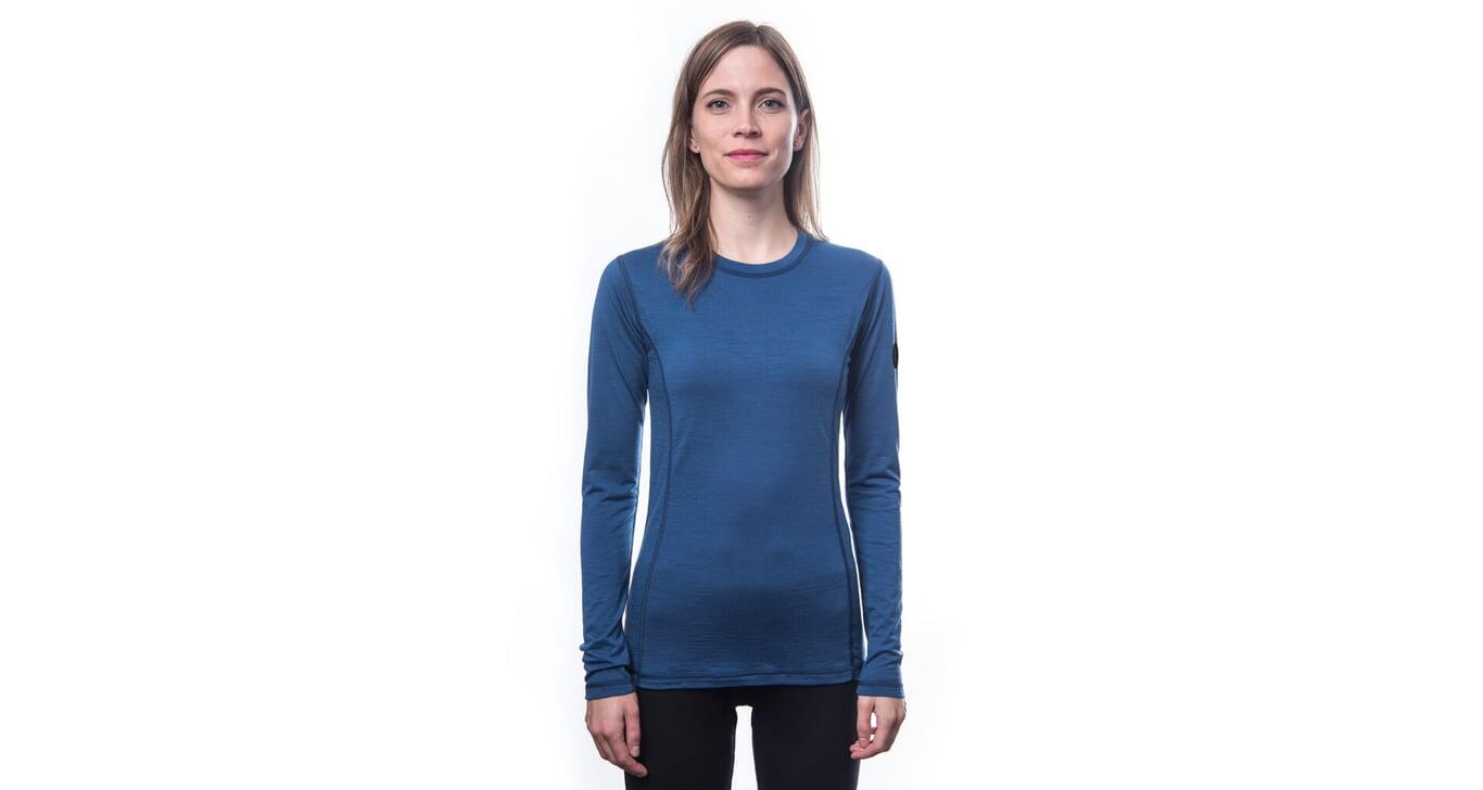 SENSOR Koszulka damska Merino Air Tee LS Wom deep blue-L 2/5