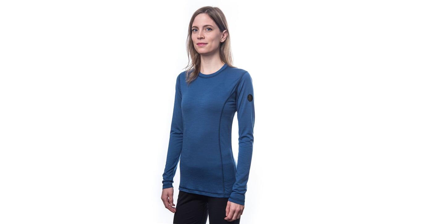 SENSOR Koszulka damska Merino Air Tee LS Wom deep blue-L 4/5