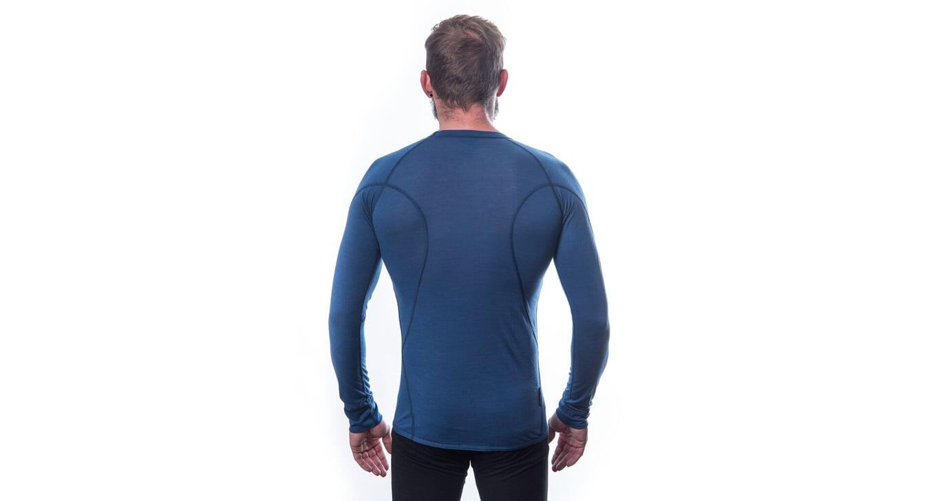 SENSOR Koszulka męska Merino Air Tee LS Men deep blue-L 2/5