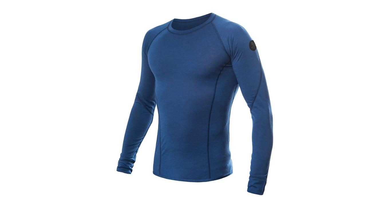 SENSOR Koszulka męska Merino Air Tee LS Men deep blue-L 5/5