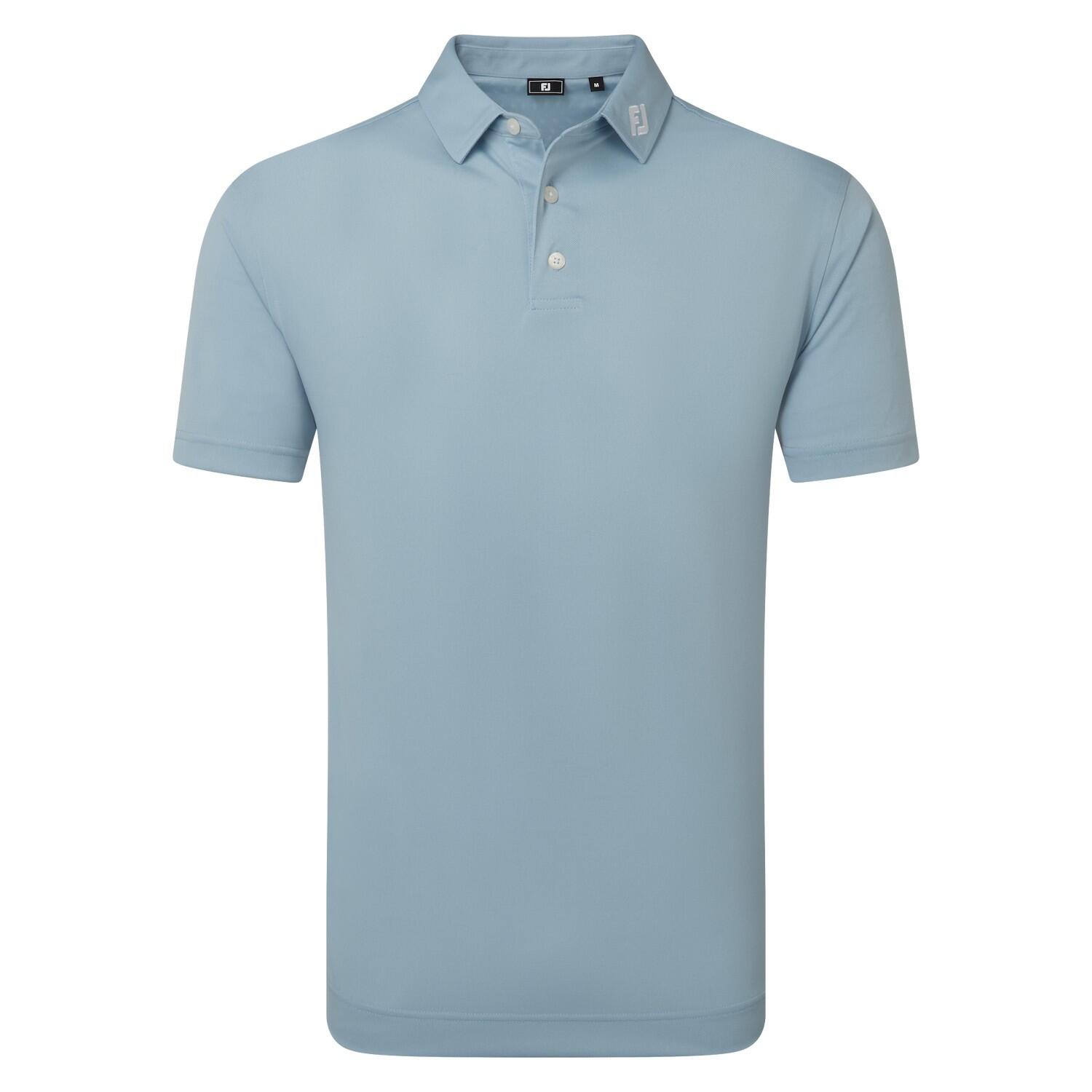 Polo Golf Footjoy Stretch Pique Solid Hombre Azul 4/5