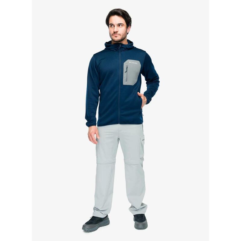 Bluza rozpinana męska Columbia Tall Heights Hooded Grid Fleece Full Zip