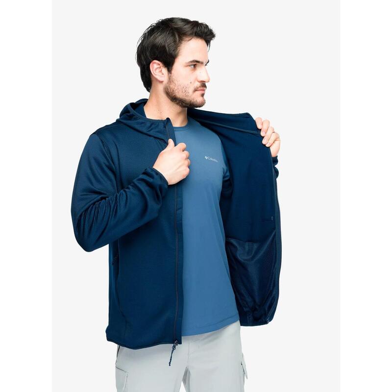 Bluza rozpinana męska Columbia Tall Heights Hooded Grid Fleece Full Zip