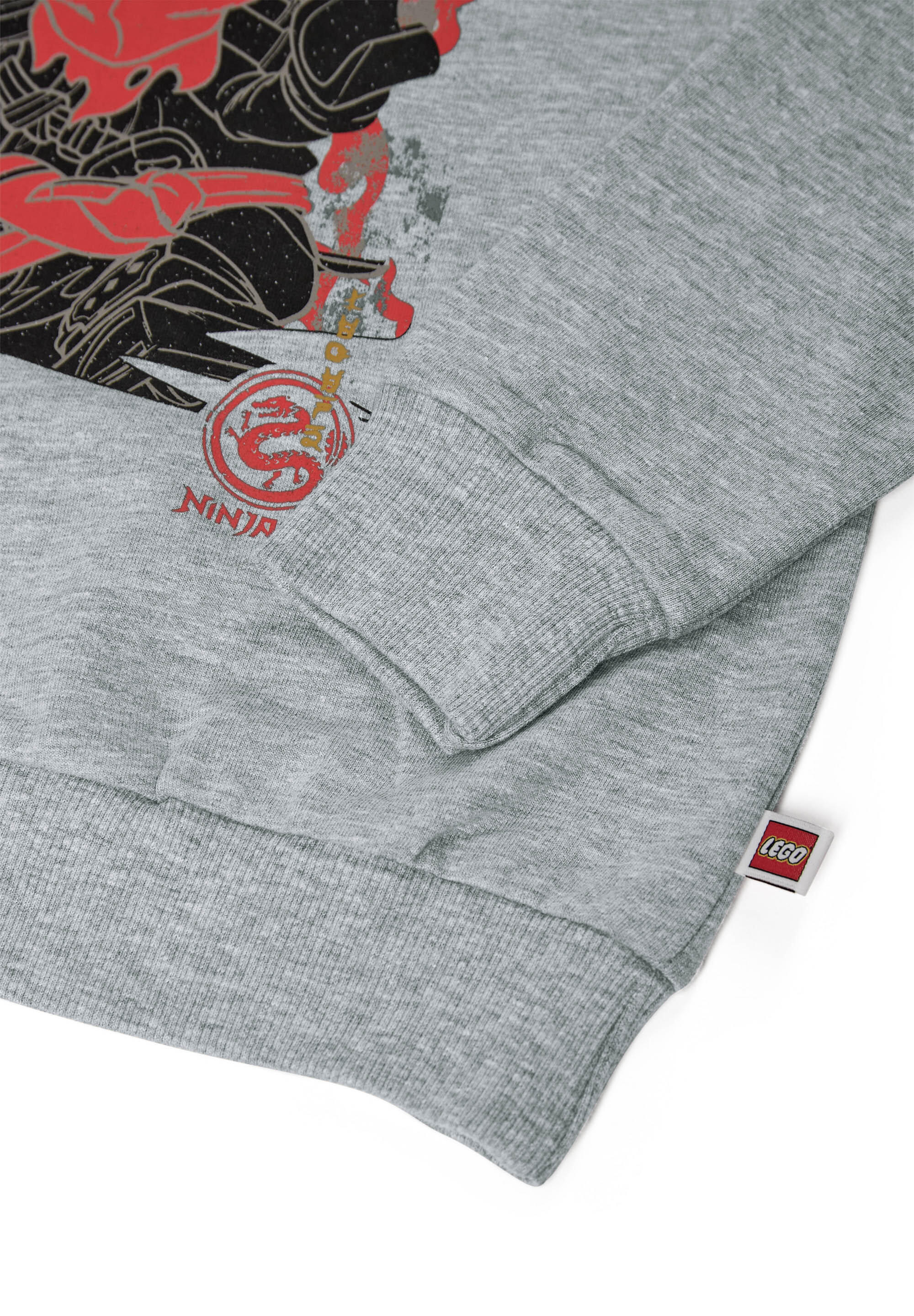 Bluza Bawełniana Chłopięca LEGO Ninjago Sian205 Szara 4/4