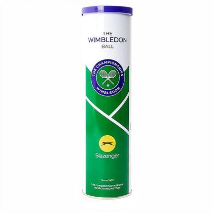 Tube balles de tennis Slazenger Wimbledon 2026 (x4)