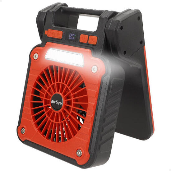 Luz LED 3 en 1 con ventilador, powerbank y cable USB