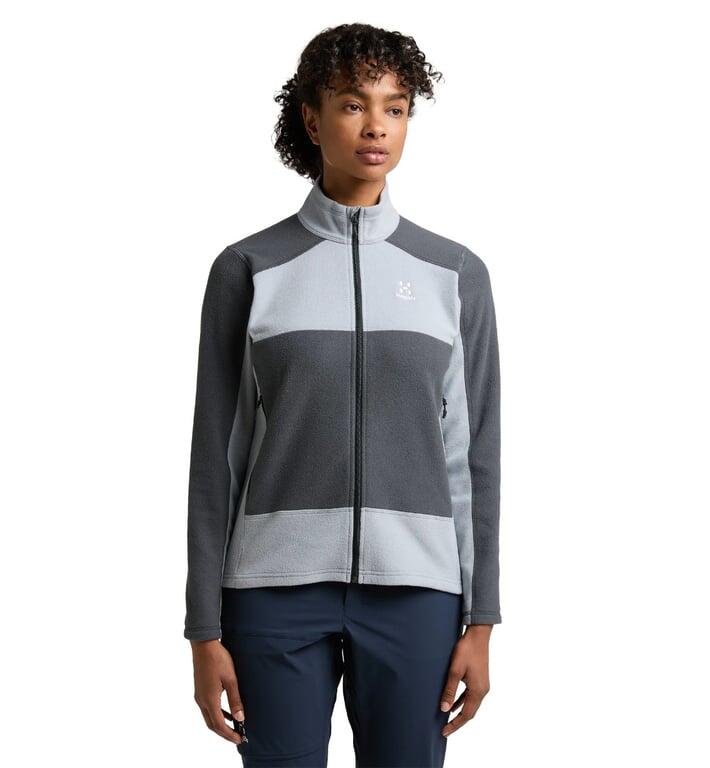 HAGLOFS Bluza damska BUTEO MID JACKET WOMEN concrete/magnetite-S
