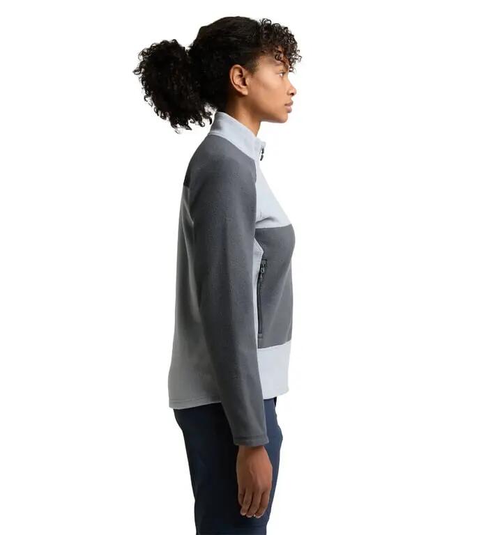 HAGLOFS Bluza damska BUTEO MID JACKET WOMEN concrete/magnetite-L 4/6