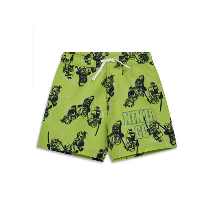 Spodenki Kąpielowe Chłopięce LEGO Ninjago Aiko309 Limonkowe