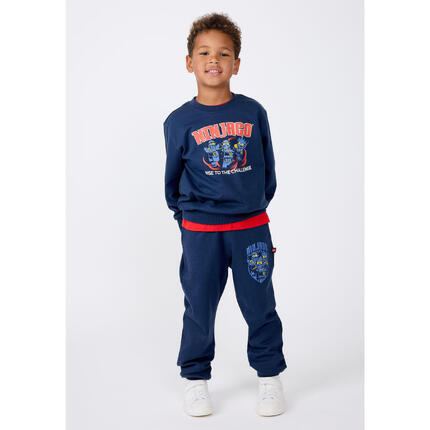 Bluza Bawełniana Chłopięca LEGO Ninjago Sian301 Granatowa