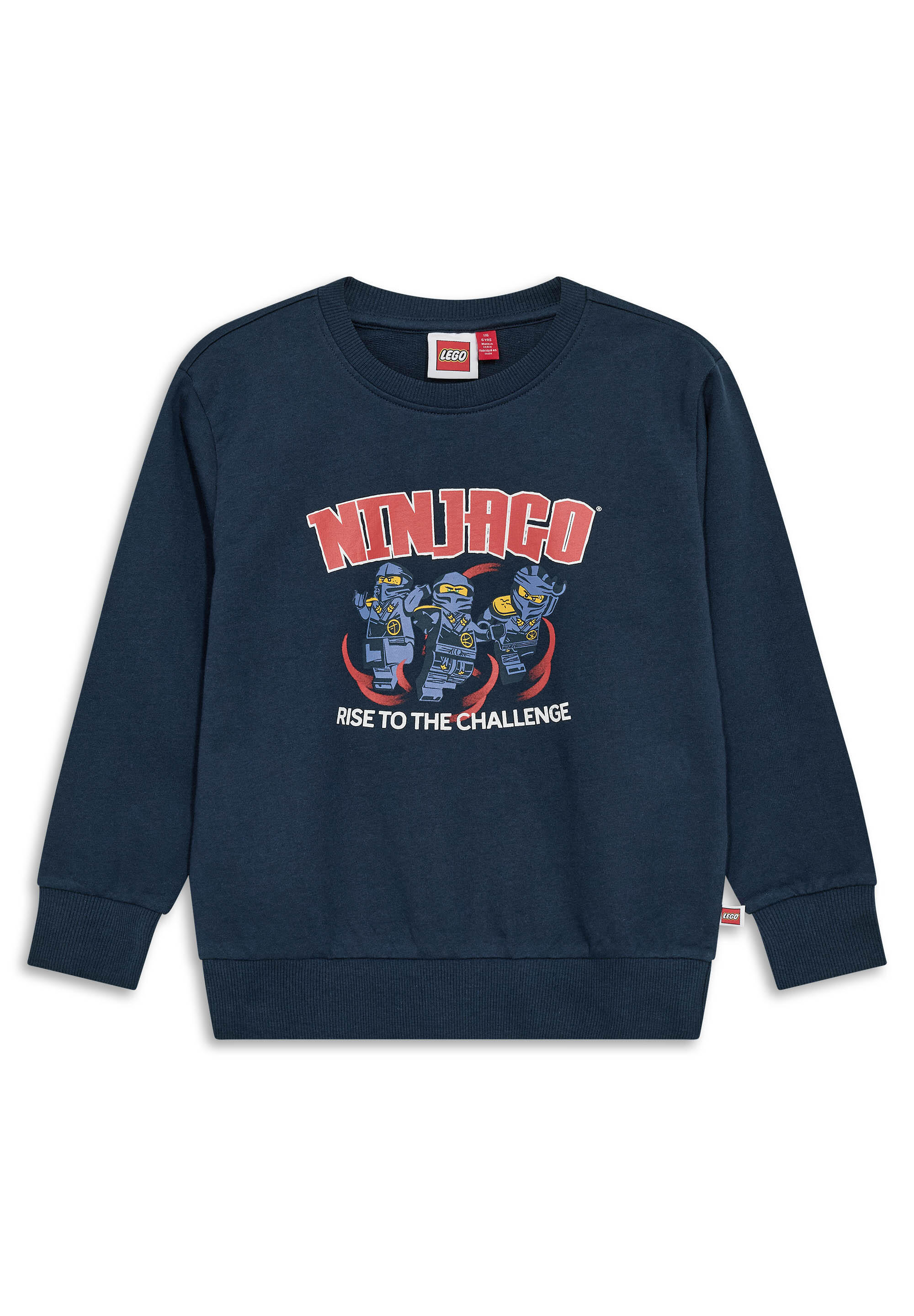 Bluza Bawełniana Chłopięca LEGO Ninjago Sian301 Granatowa