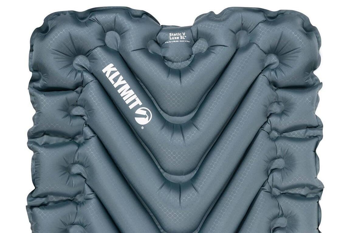 KLYMIT Materac dmuchany Static V Luxe SL Sleeping Pad blue 3/7