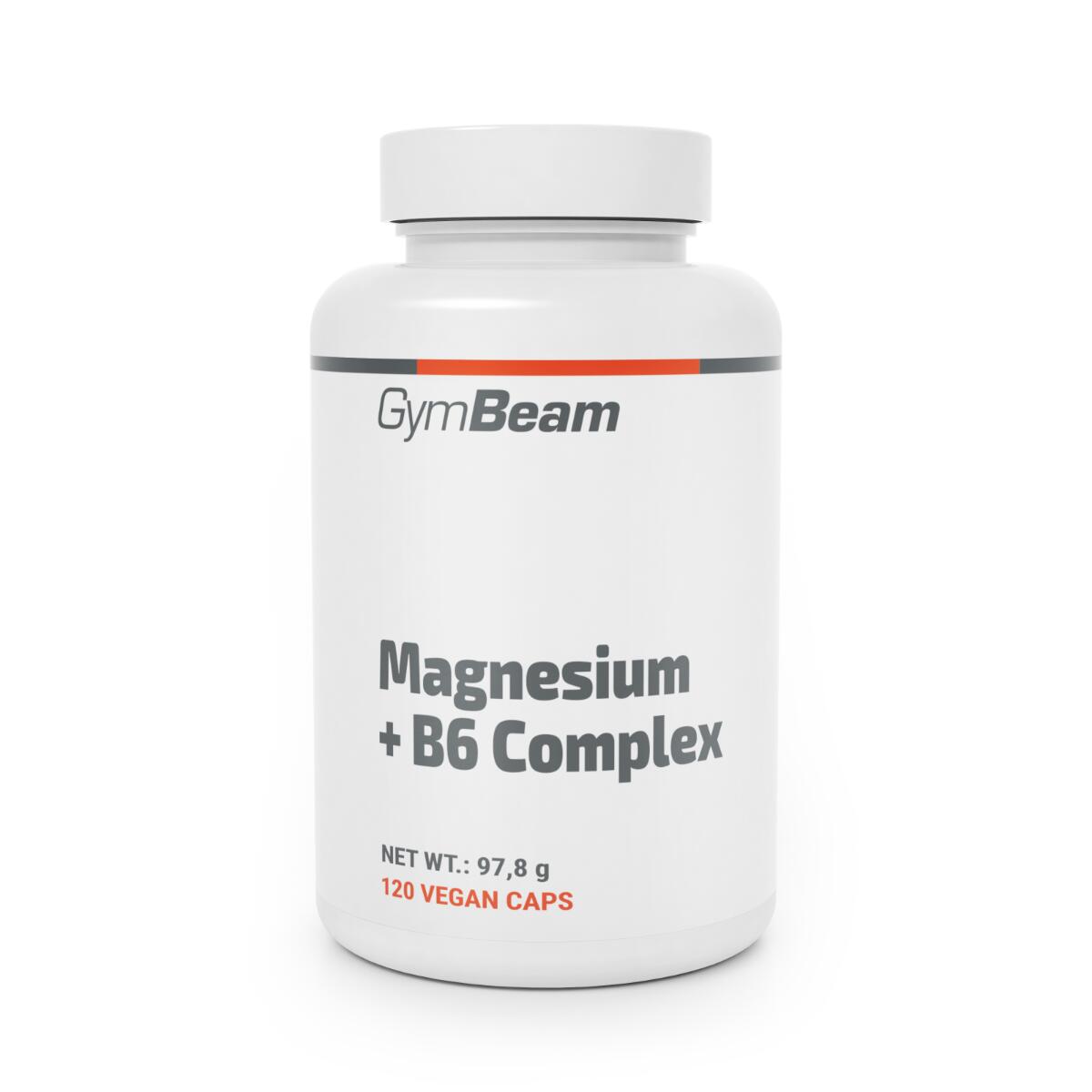GYMBEAM Minerální doplněk Hořčík + B6 Komplex kapsle 120 kapslí