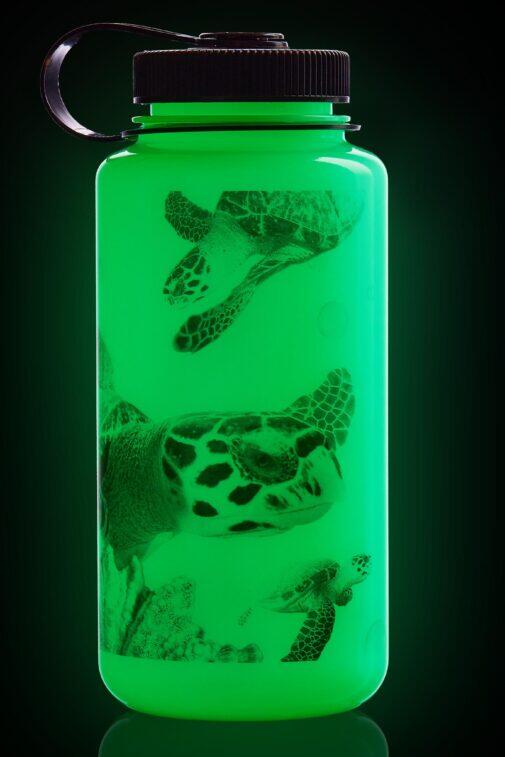 NALGENE Butelka Wide Mouth 1L glow turtle 3/4