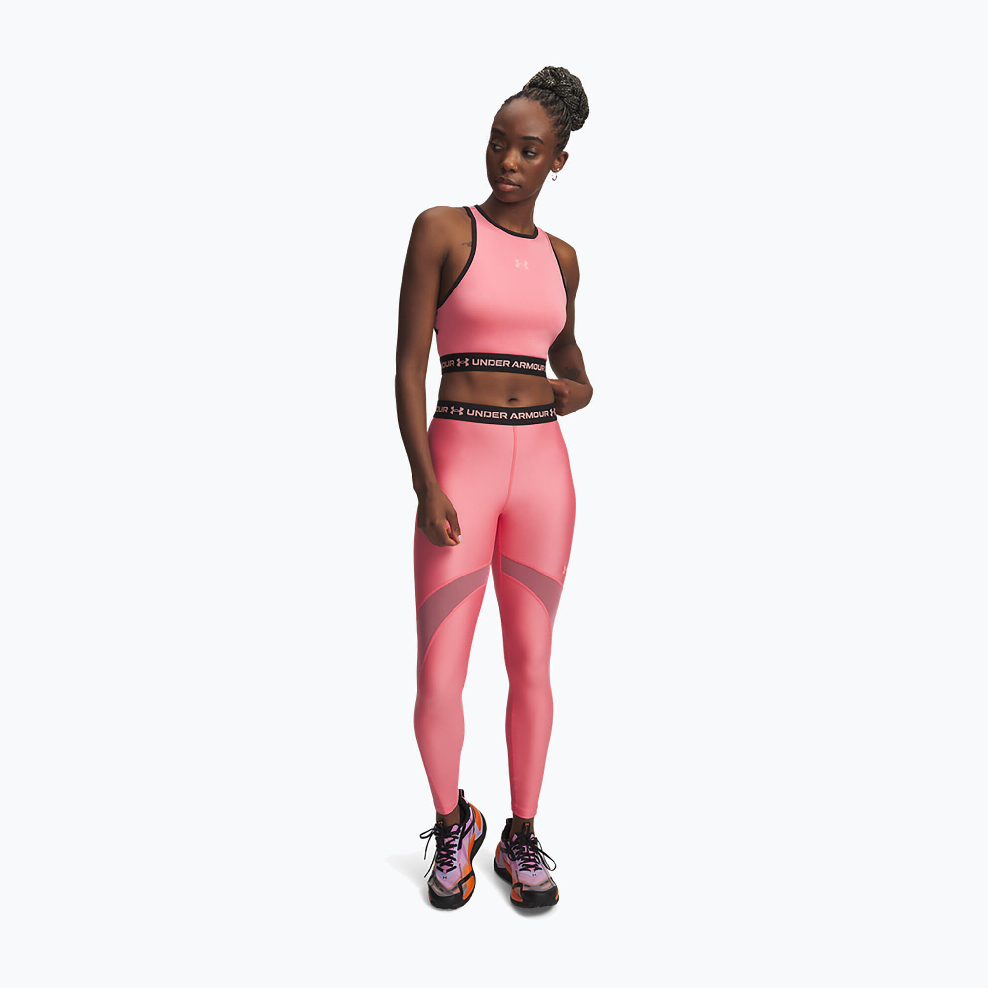 Legginsy treningowe męskie Under Armour HeatGear Mesh 2/4