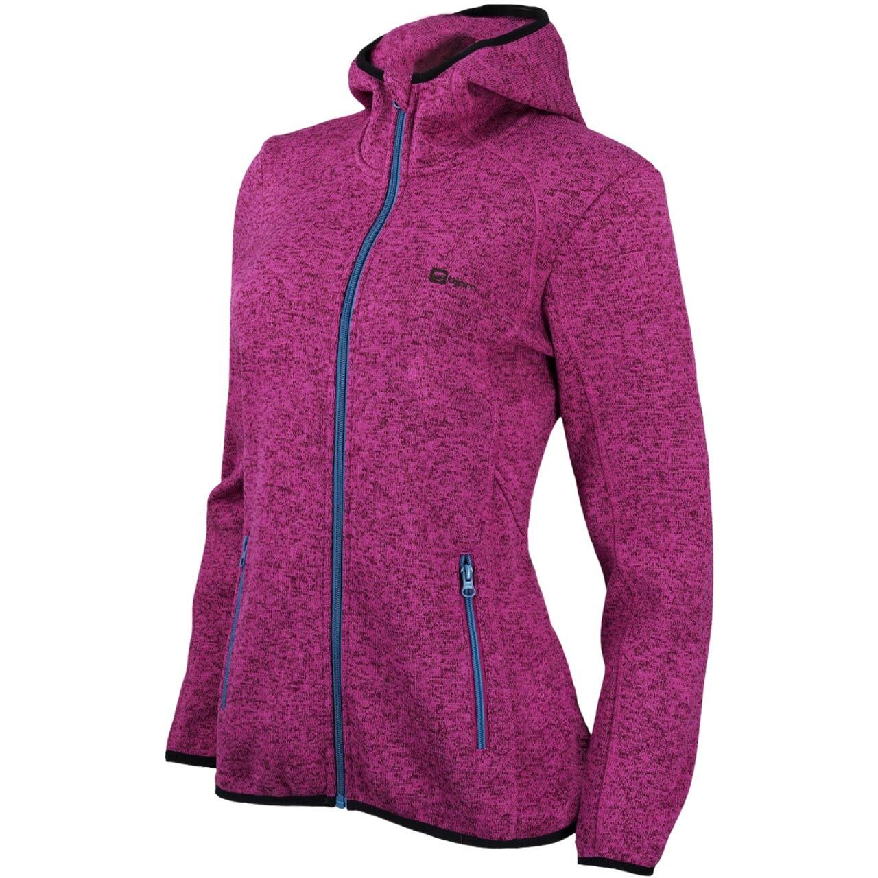 Hanorac femei BJORN BORG fleece cu gluga, 100% poliester
