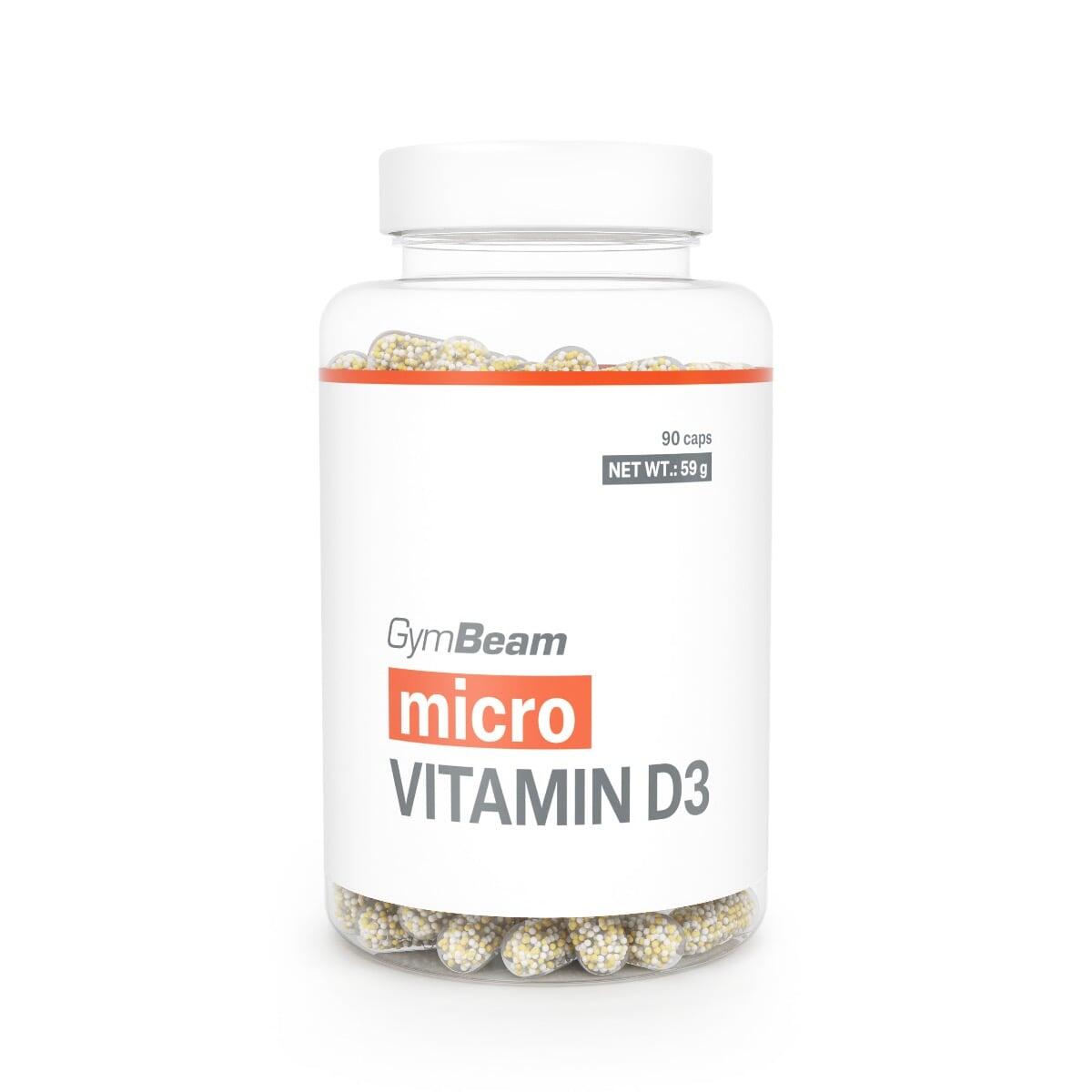 GYMBEAM Vitamín D3 kapsle mikroenkapsulovaný 90 kapslí