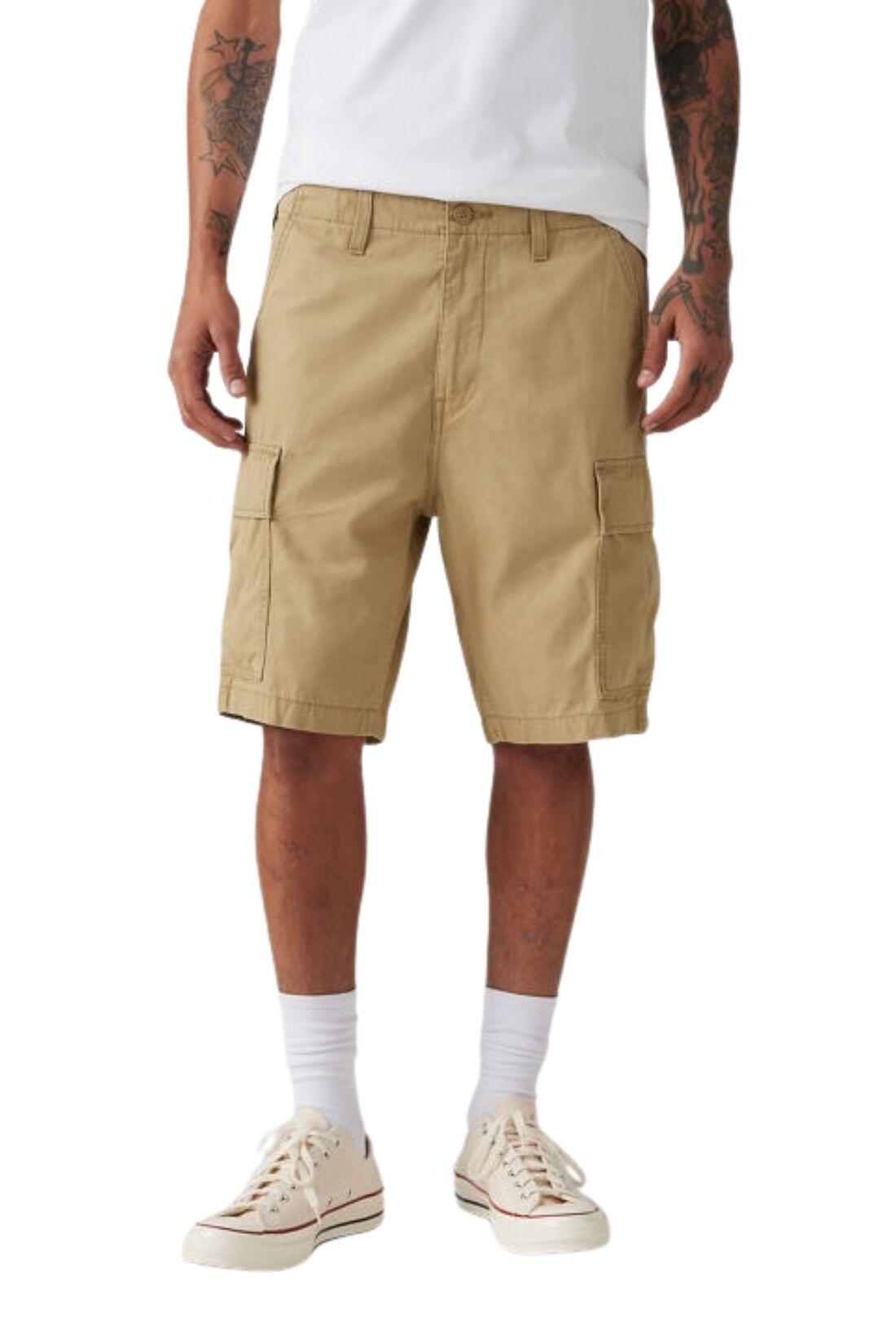 Bermudas - Casual - Hombre - Relaxed, bolsillos cargo - Carrier Cargo - beige. 5/6