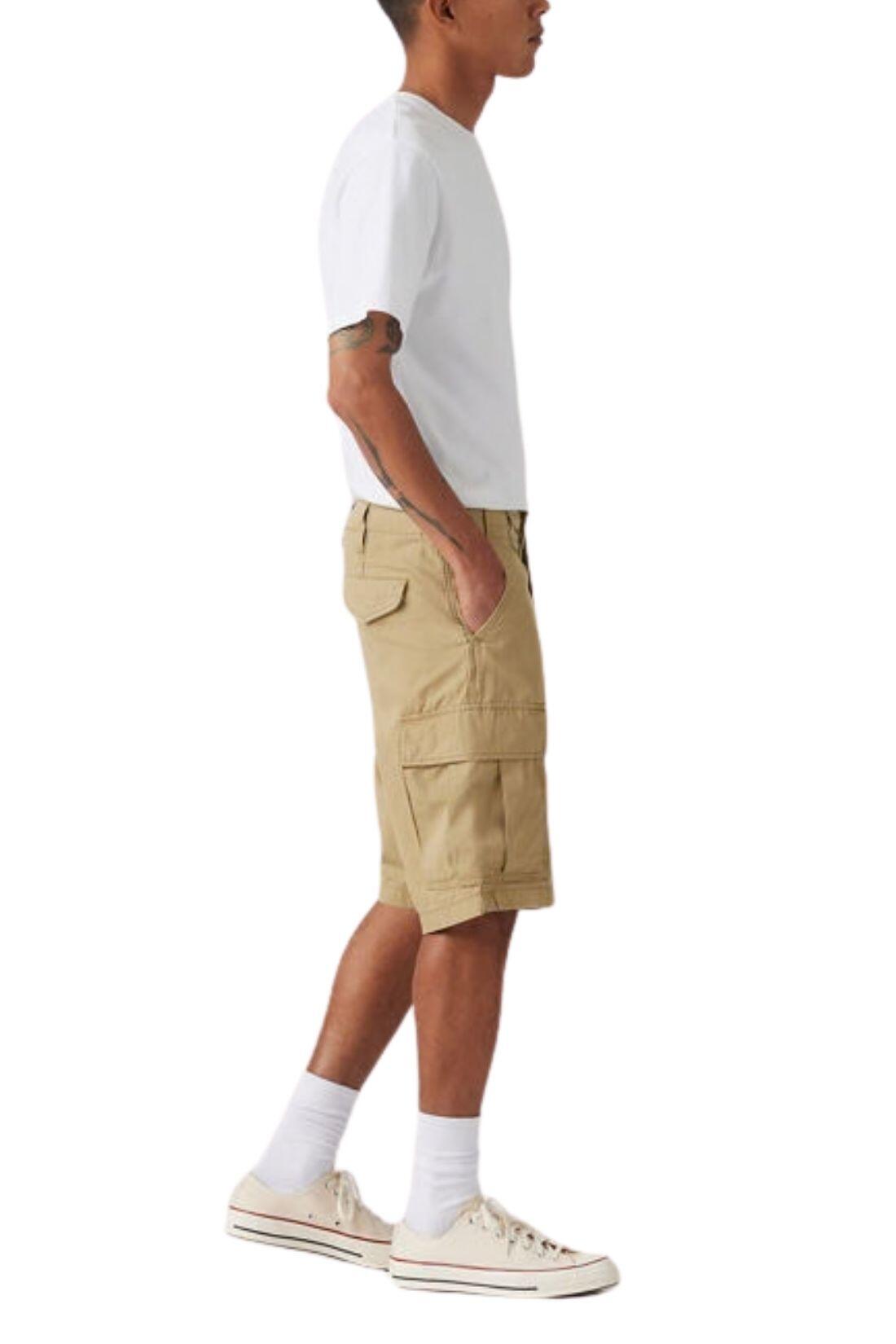 Bermudas - Casual - Hombre - Relaxed, bolsillos cargo - Carrier Cargo - beige. 6/6