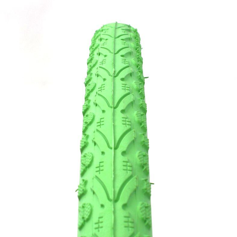 Set pneumatici fixie strada KENDA Khan 28 pollici / 700 x 38C verde + camera FV 6/6