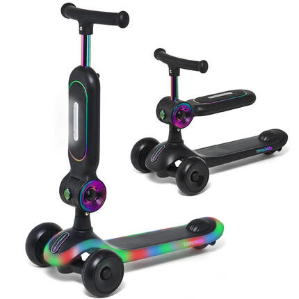 Rowerek Hulajnoga 2w1 dla dzieci RAVEN Lumiloo Świecący Podest LED