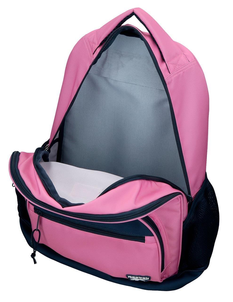 Mochila compacta destacável Reebok Chicago 45 cm Rosa 3/5