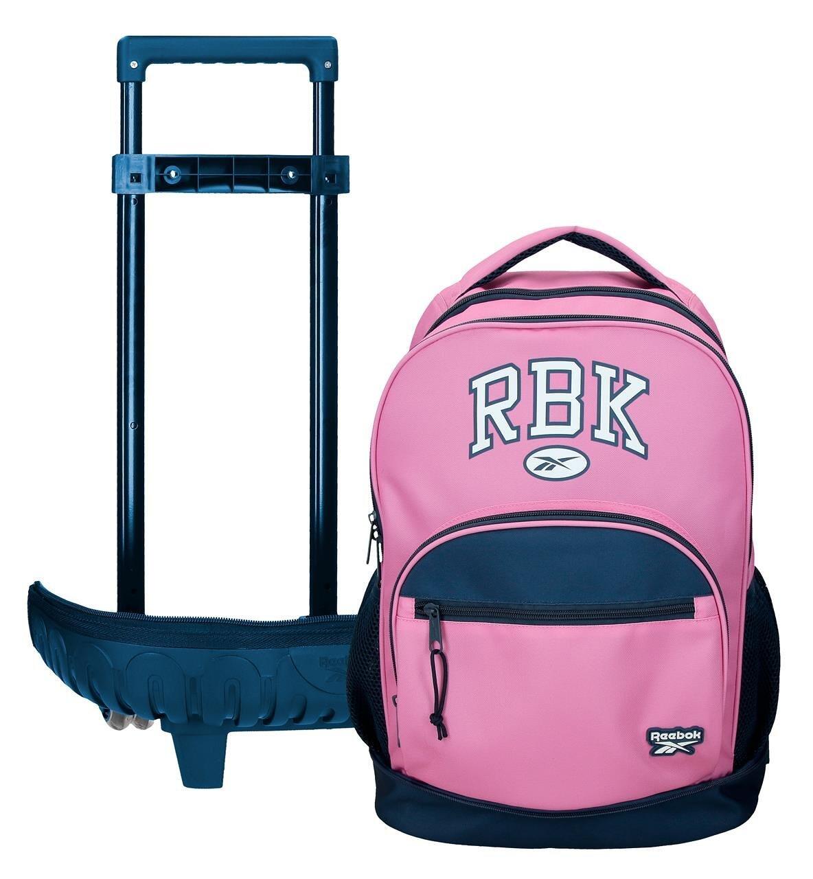 Mochila compacta destacável Reebok Chicago 45 cm Rosa 5/5