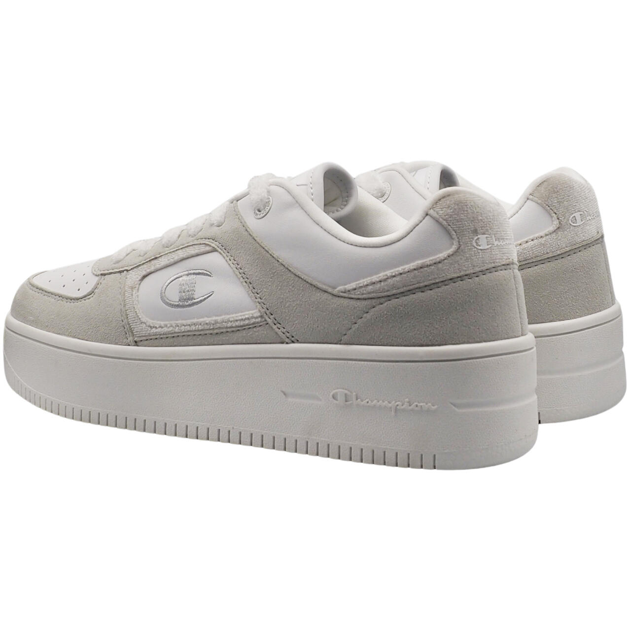 Champion Foul Play Plat Velour Low Cut dames 3/6