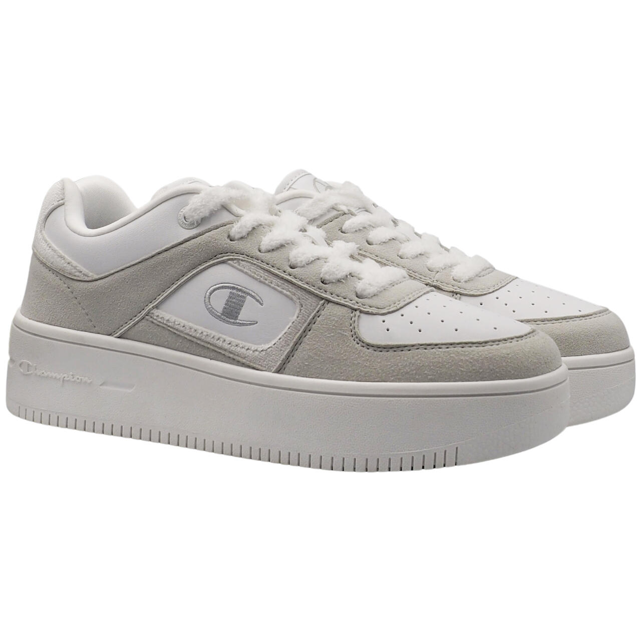 Champion Foul Play Plat Velour Low Cut dames 2/6