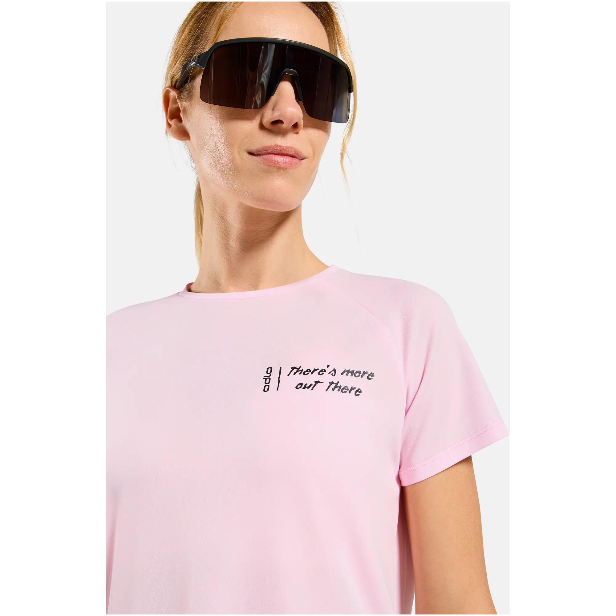 ODLO Odlo T-shirt crew neck s/s ESSENTIAL PRINT Sportshirt HYPERROZE S 4/7