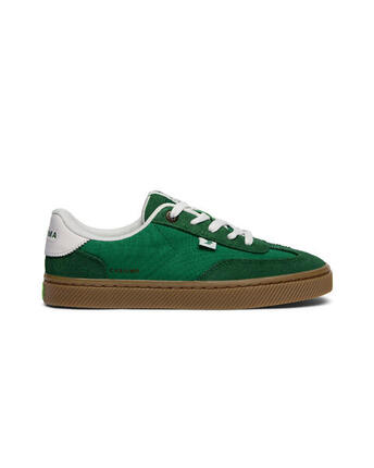 Sneakersy skórzane Cariuma TOCA Nylon And Suede Gum Green