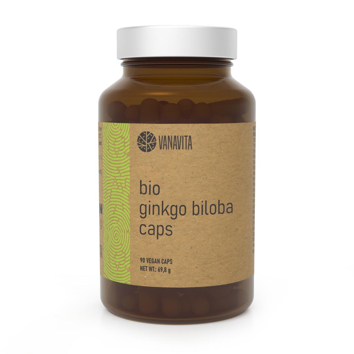 GYMBEAM Ginkgo biloba BIO 90 kapslí