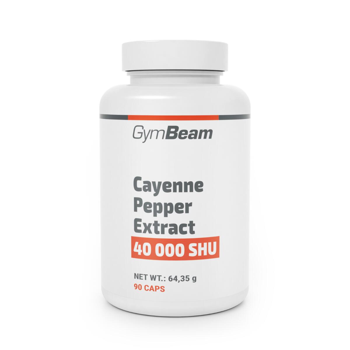 GYMBEAM Rostlinný doplněk kajenský pepř kapsle 40000 SHU