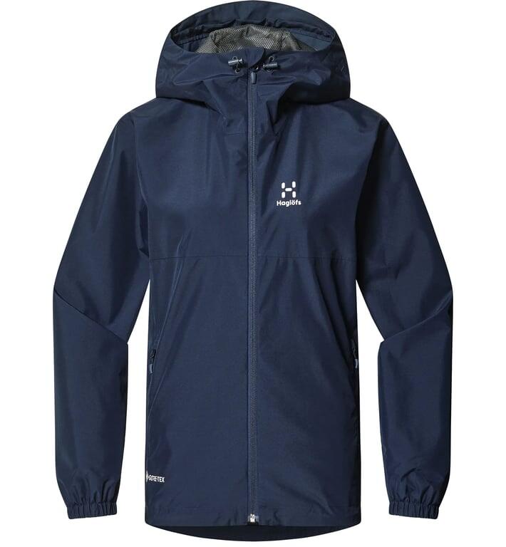 HAGLOFS Kurtka przeciwdeszczowa damska Kaise GTX Jacket Women tarn blue-S 4/7