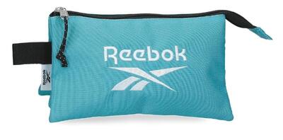 Astuccio tre scomparti unisex Reebok Boston 12cm Blu