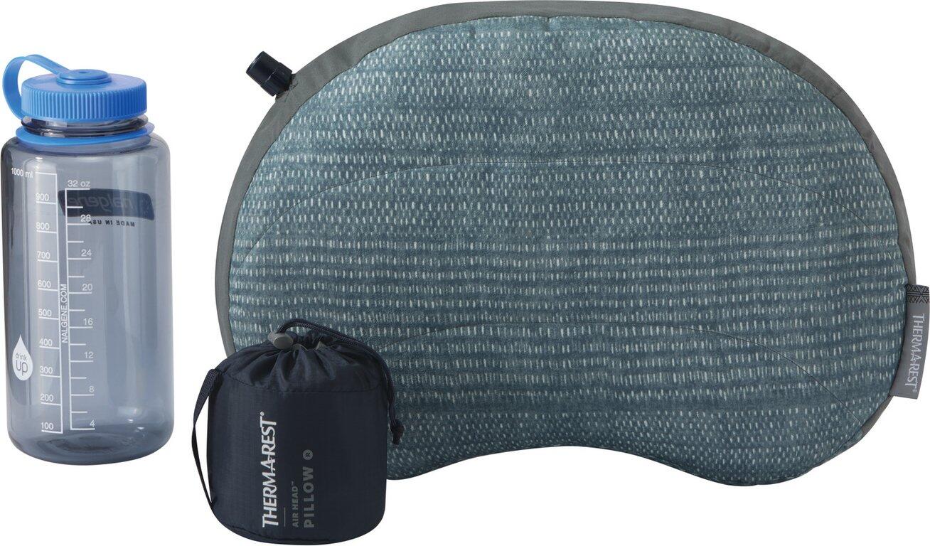 THERMAREST Poduszka Airhead Reg blue woven 3/3
