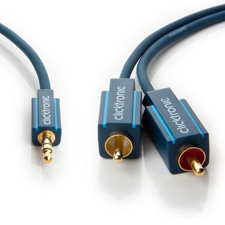 Câble audio Abi 3,5 mm vers 2x RCA 6 m 2/2