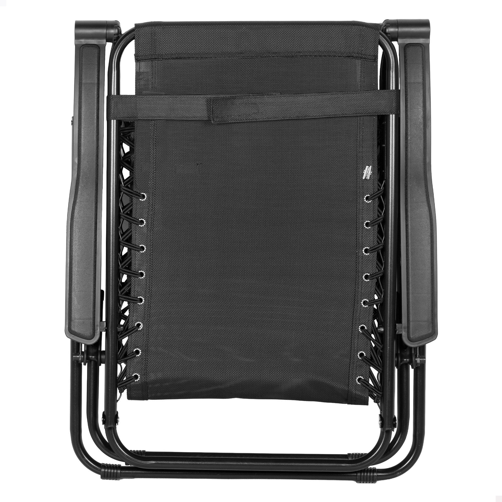Bain de soleil pliant Aktive 52x68x104 cm max. 110 kg couleur noir 2/7